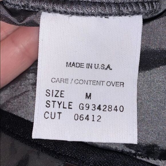 Guess Collection Vintage 90’s Charcoal Dark Beige Lightweight Zip Up Jacket M - Picture 3 of 9